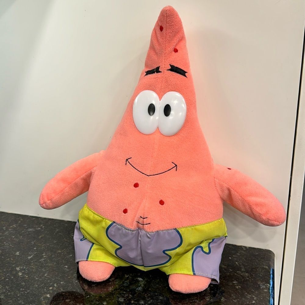 Spongebob Squarepants Patrick Star Plush 19" Toy Collectible 2013 Nickelodeon